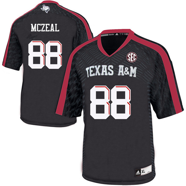 Men #88 Keynel McZeal Texas A&M Aggies College Football Jerseys Sale-Black - Click Image to Close